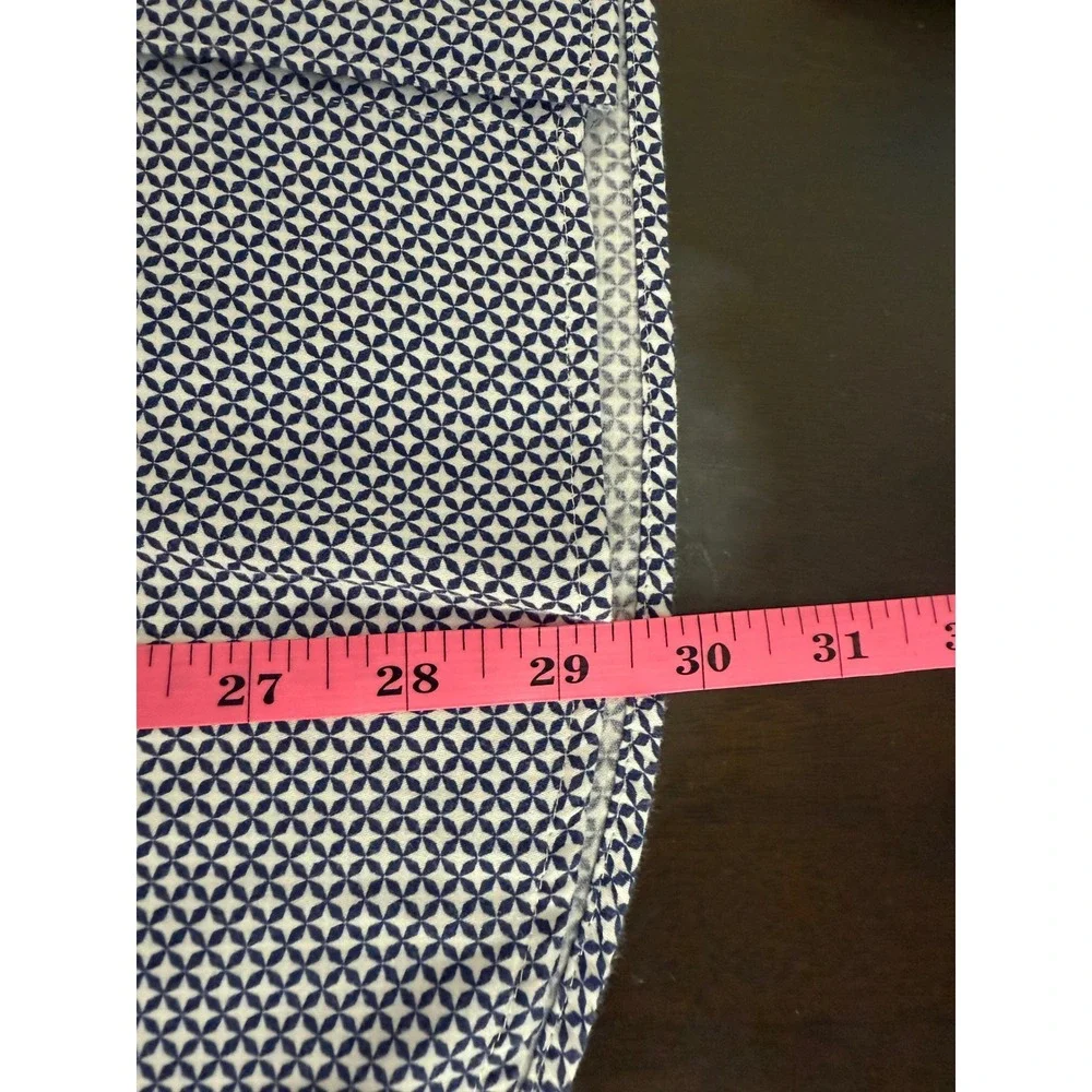 Bertigo Dress Shirt‎ Men's 2XL Long Sleeve Geometric Print Paisley Trim Tailored